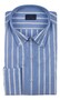 Paul & Shark Cotton Twill Stripe Shirt Shirt Blue-White