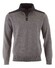 Paul & Shark Wool Half Zip Typhoon 4x4 Contrasts Pullover Mid Grey