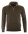 Paul & Shark Wool Half Zip Typhoon 4x4 Contrasts Pullover Musk Green