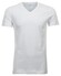 Ragman Fine Single Jersey V-Neck 2Pack Body Fit T-Shirt Wit