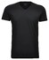 Ragman Fine Single Jersey V-Neck 2Pack Body Fit T-Shirt Zwart