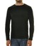 Ragman Long Sleeve Round Neck Bodyfit T-Shirt T-Shirt Zwart
