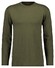 Ragman Long Sleeve Round Neck Cotton T-Shirt Dark Green