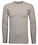 Ragman Long Sleeve Round Neck Cotton T-Shirt Grey Melange