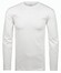 Ragman Long Sleeve Round Neck Cotton T-Shirt White