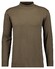 Ragman Long Sleeve Turtle T-Shirt Single Jersey Quality T-Shirt Mocca