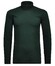 Ragman Long Sleeve Uni Rollneck T-Shirt Single Jersey T-Shirt Dark Green