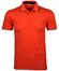 Ragman Piqué Uni Tipping Keep Dry Finish Polo Bright Red