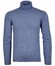 Ragman Rollneck Cotton Cashmere Uni Pullover Pigeon Blue