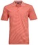 Ragman Softknit Fine Stripe Easy Care Poloshirt Bright Red