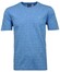 Ragman Softknit Flame Optics Stripe Pattern T-Shirt Aqua