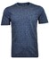 Ragman Softknit Flame Optics Stripe Pattern T-Shirt Dark Blue Melange