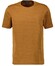 Ragman Softknit Flame Optics Stripe Pattern T-Shirt Ocher