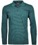 Ragman Softknit Polo Fineline Polo Donker Blauwgroen