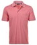 Ragman Softknit Poloshirt Breast Pocket Pima Cotton Mix Poloshirt Bright Red Melange