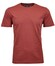 Ragman Softknit Round Neck T-Shirt Dark Coral