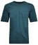 Ragman Softknit Uni Easy Care Round Neck Breast Pocket T-Shirt Donker Blauwgroen