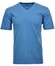 Ragman Softknit Uni Easy Care V-Neck T-Shirt Aqua