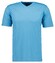 Ragman Softknit Uni Easy Care V-Neck T-Shirt Ibiza Blue
