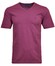 Ragman Softknit Uni Easy Care V-Neck T-Shirt Magenta