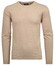 Ragman Supersoft Knit Pullover Knitted Elbow Patches Pullover Beige