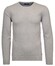 Ragman Supersoft Knit Pullover Knitted Elbow Patches Pullover Extra Light Grey Melange