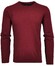 Ragman Supersoft Knit Pullover Knitted Elbow Patches Pullover Terra Red