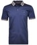 Ragman Uni Contrast Detail Mercerized Cotton Poloshirt Night Blue