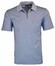 Ragman Uni Easy Care Zipper Poloshirt Pima Cotton Mix Polo Duivenblauw