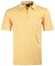 Ragman Uni Easy Care Zipper Poloshirt Pima Cotton Mix Polo Geel