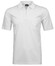 Ragman Uni Easy Care Zipper Poloshirt Pima Cotton Mix Polo Wit