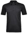 Ragman Uni Easy Care Zipper Poloshirt Pima Cotton Mix Polo Zwart