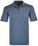 Ragman Uni Easy Care Zipper Poloshirt Pima Cotton Mix Poloshirt Dark Azure