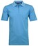 Ragman Uni Easy Care Zipper Poloshirt Pima Cotton Mix Poloshirt Ibiza Blue