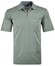 Ragman Uni Easy Care Zipper Poloshirt Pima Cotton Mix Poloshirt Reed Green