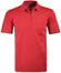 Ragman Uni Easy Care Zipper Poloshirt Pima Cotton Mix Poloshirt Strawberry