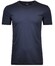 Ragman Uni Solid Round Neck Pima Cotton T-Shirt Donker Blauw