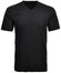 Ragman Uni V-Neck Single Jersey T-Shirt Black