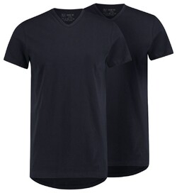 RJ Bodywear 2Pack Everyday Gouda V-Hals T-Shirt Ondermode Donker Blauw