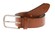 Roy Robson Leather Cut Line Belt Belt Cognac