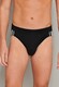 Schiesser 95/5 Rio-Slip Organic Cotton Side Stripes 3Pack Underwear Black