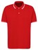 Seidensticker Piqué Short Sleeve Tipped Poloshirt Red