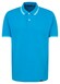 Seidensticker Piqué Short Sleeve Tipped Poloshirt Turquoise