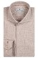 Thomas Maine Bari Cutaway Cotton Wool Twill Overhemd Licht Beige