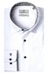 Thomas Maine Bergamo Hidden Button Down 2Ply Fine Twill by Albini Overhemd Wit-Khaki