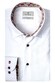 Thomas Maine Bergamo Hidden Button Down 2Ply Fine Twill by Albini Shirt White-Red