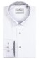 Thomas Maine Bergamo Hidden Button Down Two-Ply Twill Plain Contrast Overhemd White-Soft Grey