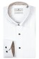 Thomas Maine Bergamo Hidden Button-Down Two Ply Twill Uni Contrast Shirt White-Sand