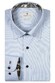 Thomas Maine Bergamo Two-Ply Fantasy Contrast Verborgen Button-Down Overhemd Lichtblauw-Off White