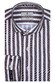 Thomas Maine Bold Stripe Tech Lux Overhemd Bruin
